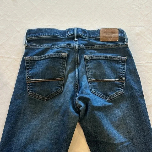 Abercrombie & Fitch men’s Slim Straight jeans size 29x32 29 x 32 EUC - Picture 6 of 6